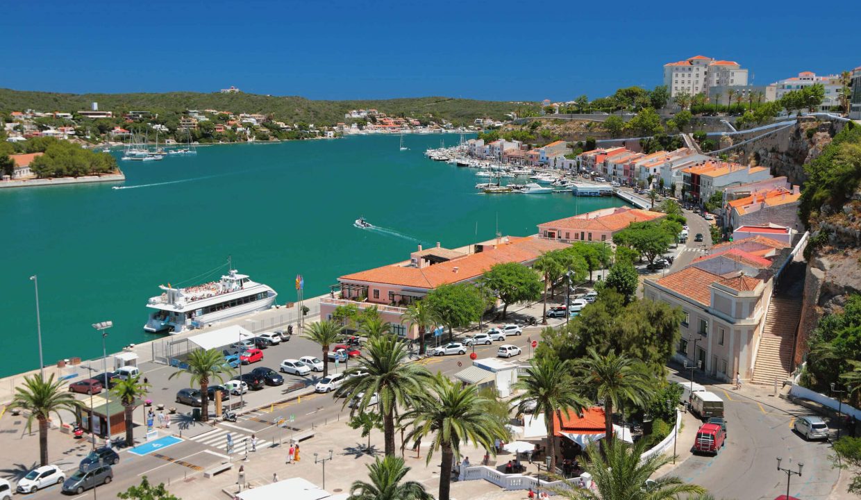 coast of maon, minorca, spain